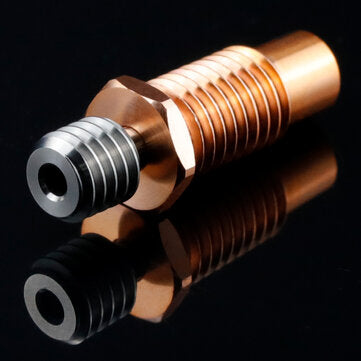 Ender3 CR10 V6 Bi-Metal Insulated Titanium Alloy Copper Throat for E3D V6 CR10 ENDER 5/3 CR-10S 1.75/4.1MM Hotend 3D Printer