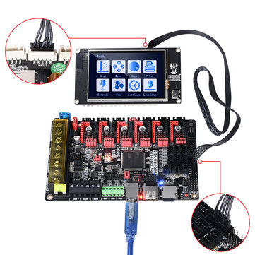 BIGTREETECH® SKR Pro V1.1 Control Board 32 Bit ARM CPU + TFT35 V2.0 Touch Screen Smart Wifi Display Set for 3D Printer Part