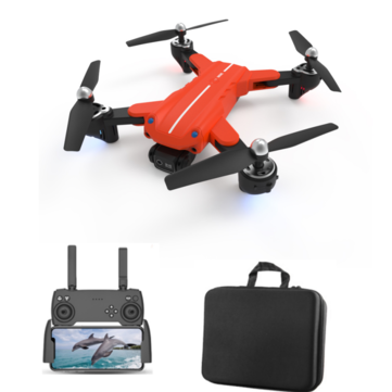 HJ70 WIFI FPV with 4K Dual Camera 20mins Flight Time Optical Flow Positioning Brushed Foldable RC Drone Quadcopter RTF