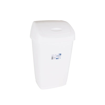 Rubbish bin Tontarelli Aurora (8 Units) White 25 L