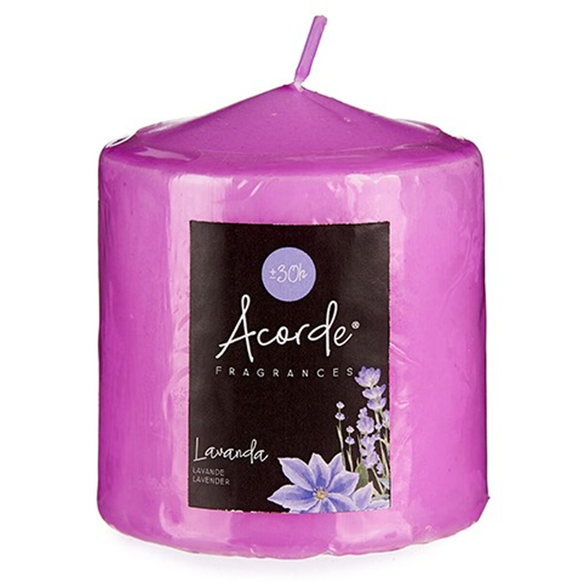 Scented Candle Lavendar Purple 7 x 8 x 7 cm (48 Units)