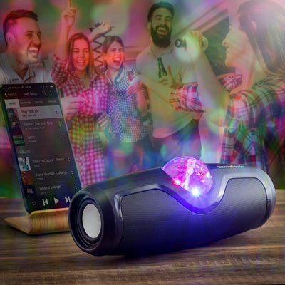 Rechargeable Wireless Speaker with Disco Lights Waflash InnovaGoods