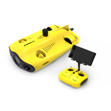 Chasing Gladius Mini S Underwater Drone with 4K UHD EIS F1.8 Aperture Camera 100m Depth Rating 4h Runtime ROV for Photography Scientific Exploration and Safety Inspection