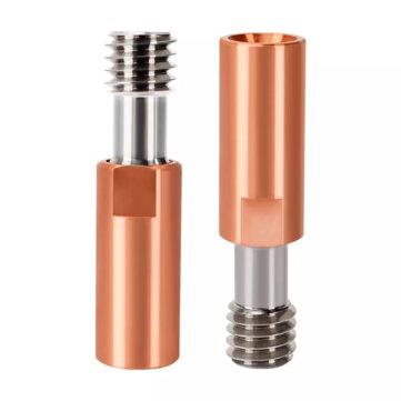 Ender3 CR10 V6 Bi-Metal Insulated Titanium Alloy Copper Throat for E3D V6 CR10 ENDER 5/3 CR-10S 1.75/4.1MM Hotend 3D Printer