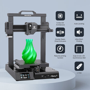 MINGDA Magician X 3D Printer 230x230x260mm Printing Size Support One Touch Smart Auto Leveling with TMC Silent Motherboard