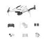 FIMI X8 Mini 8KM FPV 245g With 3-axis Mechanical Gimbal 4K Camera HDR Video 30mins Flight Time Ultralight GPS Foldable RC Drone Quadcopter RTF